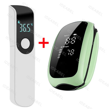 Rechargeable Digital Infrared Thermometer - Non-Contact Body Temperature Monitor for Adults and Infants with LCD Display