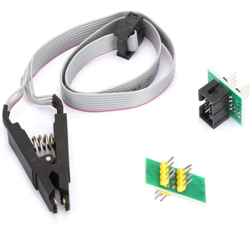 SOIC8/SOP8 IC Test Clip Adapter - Flash Chip Programming Socket with Cable & Adapter Board