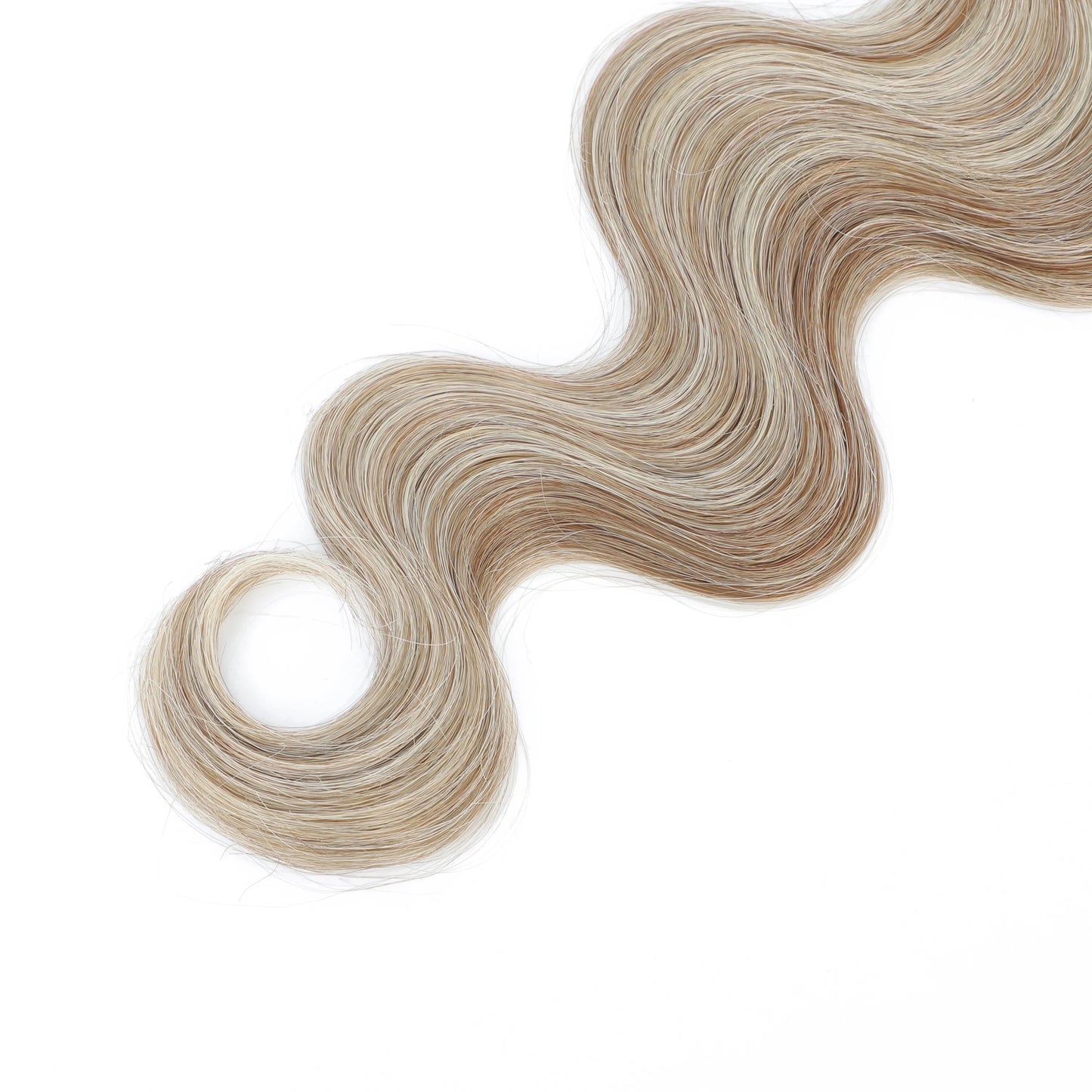 Colorful Body Wave Hair Bundles 613 Piano Blonde – Ombre Synthetic Hair Extensions, Thick Ponytail & Loose Deep Weaving