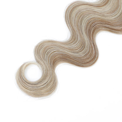 Colorful Body Wave Hair Bundles 613 Piano Blonde – Ombre Synthetic Hair Extensions, Thick Ponytail & Loose Deep Weaving