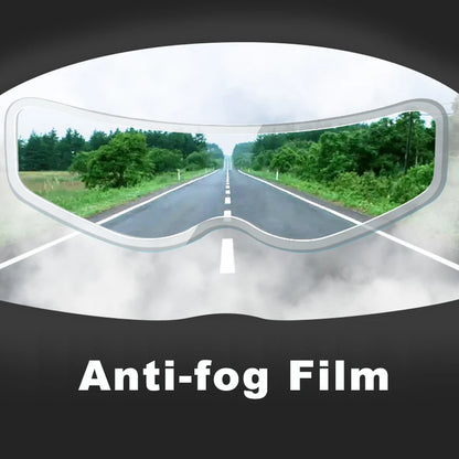 4PCS Universal Motorcycle Helmet Anti-Fog & Rainproof Film - Clear Coating Sticker for Helmet Accessories