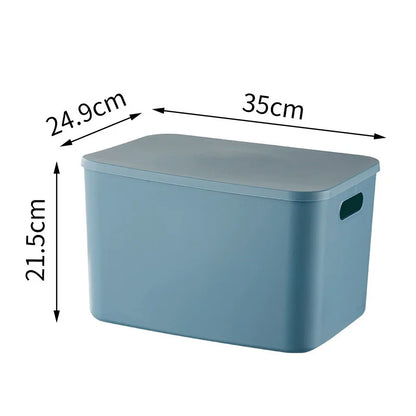 Plastic Storage Box Organizer – Stackable Colorful Baskets for Jewelry, Lipstick, Toys, Underwear & Desktop Snacks