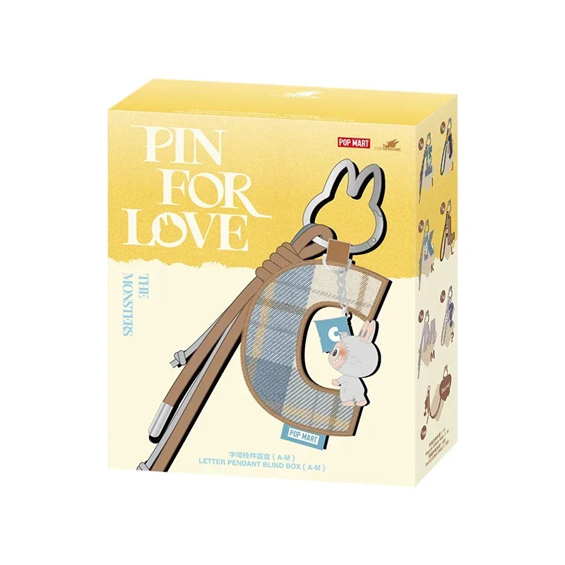 POP MART The Monsters Pin for Love – Letter Pendant Blind Box Mystery Toy, Anime Figure Ornament Gift