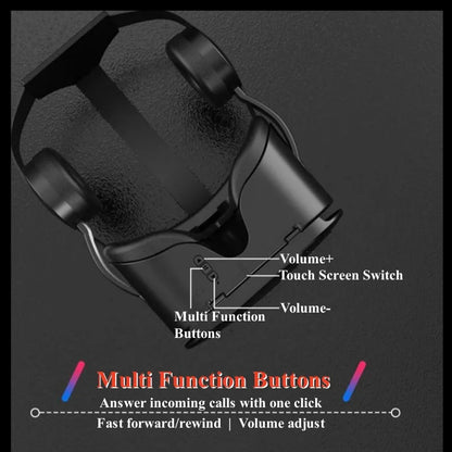 Original J60 4K Wireless VR Glasses – Stereo 3D Virtual Reality Headset for Smartphones Up to 6.7"