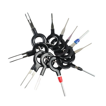 11/18/26-Pcs Car Terminal Removal & Repair Tool Kit – Electrical Wiring Crimp Connector Pin Extractors for Automotive Plugs