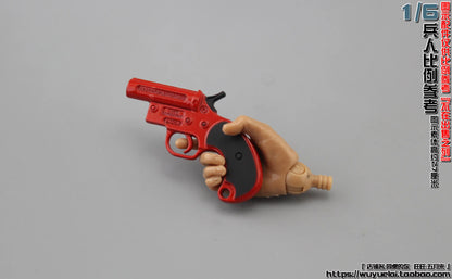 1/6 Scale Soldier Weapon Accessory – Flare Gun Model for 12'' Action Figures