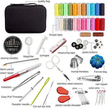 DIY Multi-Function Sewing Box Set: Hand Quilting, Stitching, Embroidery Thread Sewing Accessories and Tools Kit