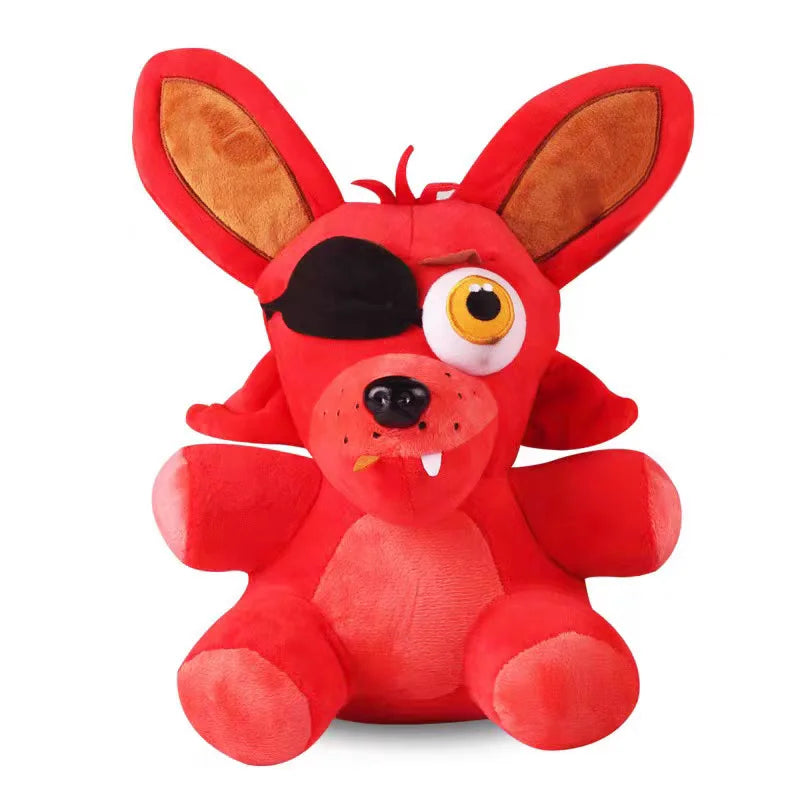 Five Nights at Freddy’s Plush Toy Set – Cute FNAF Stuffed Dolls Bonnie, Bear, Foxy & Freddy for Kids Gift