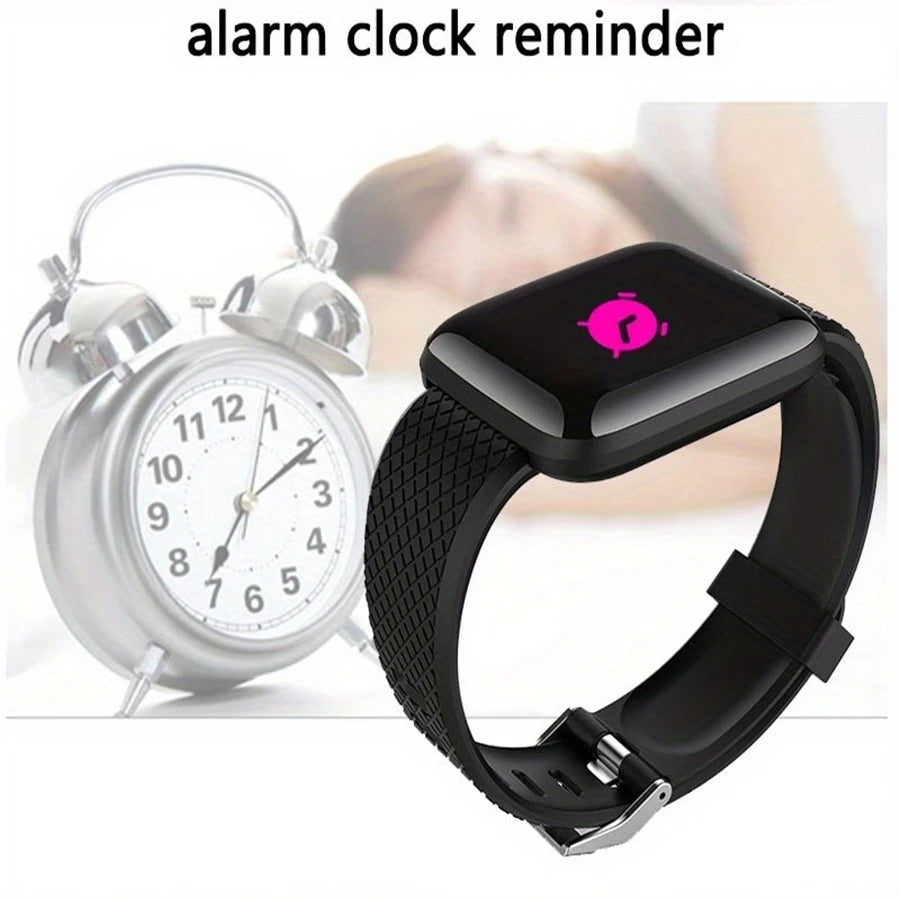 Smartwatch for Men & Women – Fitness Monitor, Message Alerts, Compatible with Xiaomi & Huawei, Perfect Birthday Gift