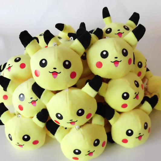 50PC Pokemon Pikachu Plush Toy Pendants – Cute Plush Gifts for Kids, Birthday & Christmas