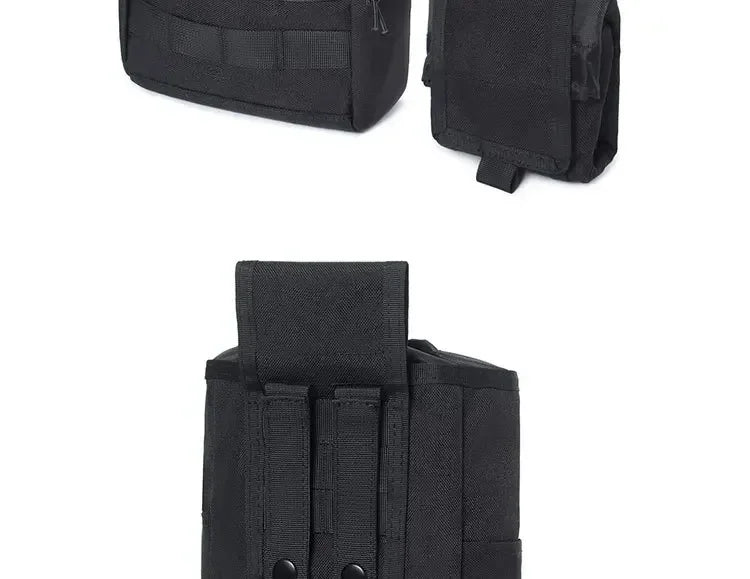 Foldable Molle Dump Pouch – Ammo Magazine Waist Pack, Hunting & EDC Utility Bag