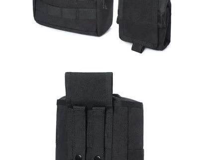 Foldable Molle Dump Pouch – Ammo Magazine Waist Pack, Hunting & EDC Utility Bag