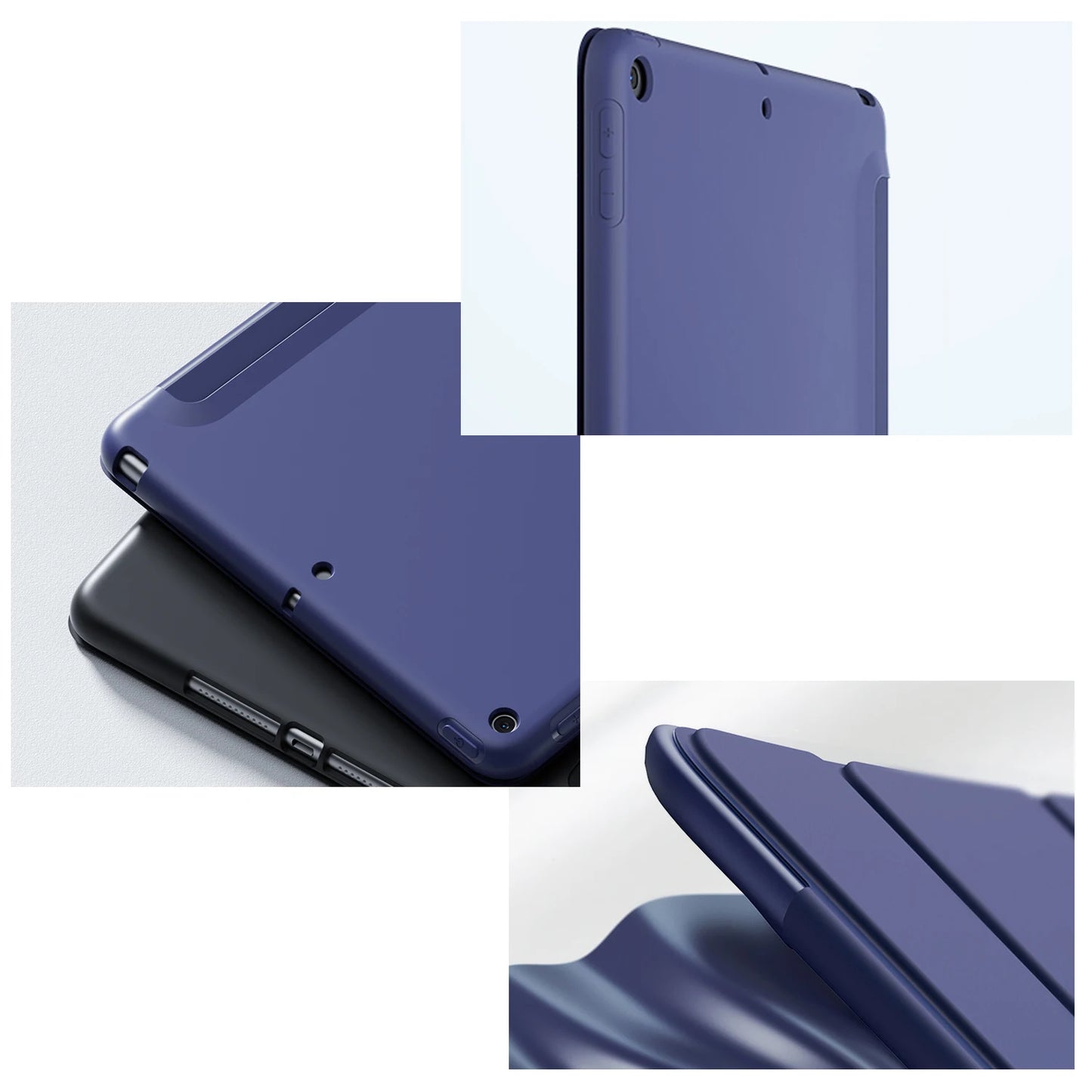 Smart Wake Leather Flip Case for iPad Pro 10.5" 2017 – Tri-Fold Stand Protective Cover for A1701 A1709 A1852 Tablet Sleeve