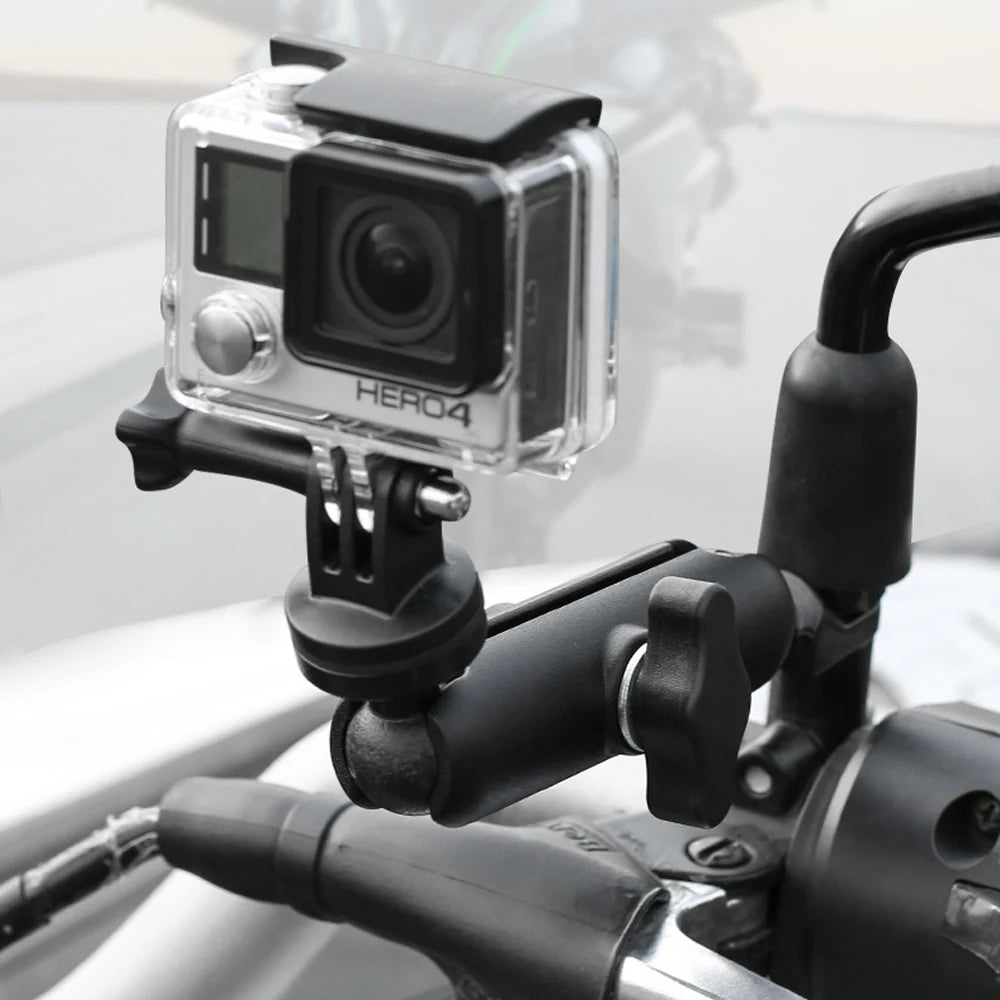 Motorcycle Action Camera Bracket Holder – Mount for BMW R1250GS, R1200GS, R NineT & Adventure Series Camera Mounting Accessories for Stable Recording