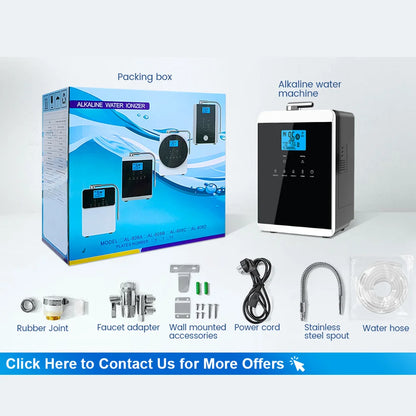 11-Plate Platinum Alkaline Water Ionizer Machine — Household PH 4.5~10.5 Acid & Alkaline Water Generator
