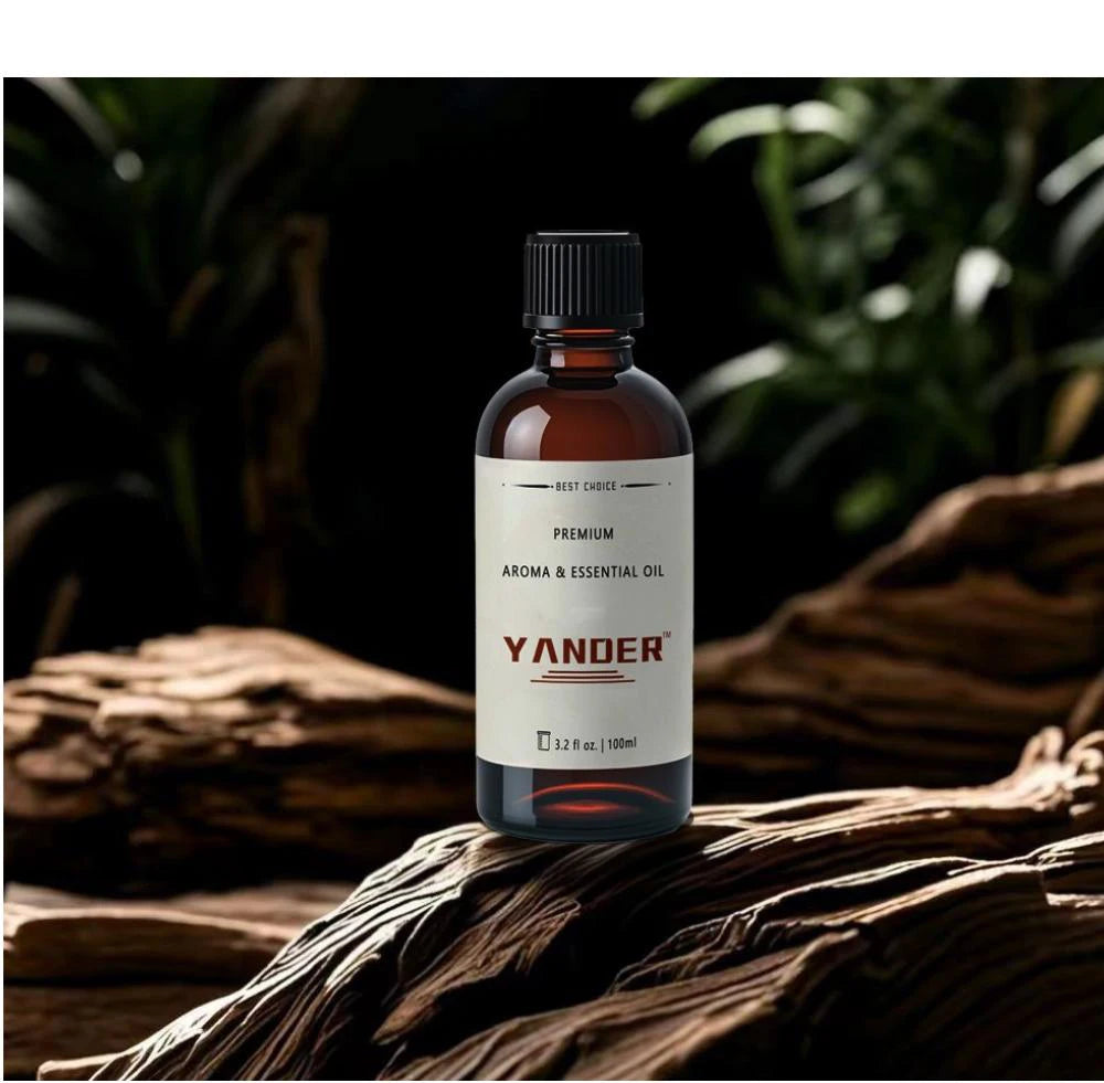 YANDER 1:1 Oud Wood Fragrance Oil - Luxury Designer Oud Parfum, Essential Oil, Oriental Woody Aromatic Blend