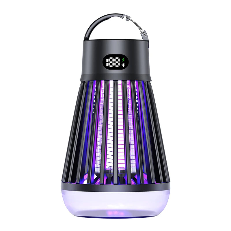 USB Rechargeable Mosquito Lamp - Two-in-One Portable Electric Bug Zapper for Home & Outdoor Use