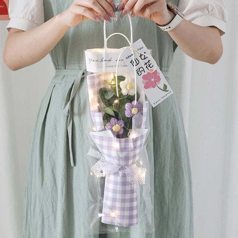 Graduation Bouquet 2025 – Crochet & Knitted Artificial Flowers for Wedding, Valentine’s & Special Occasion Gifts