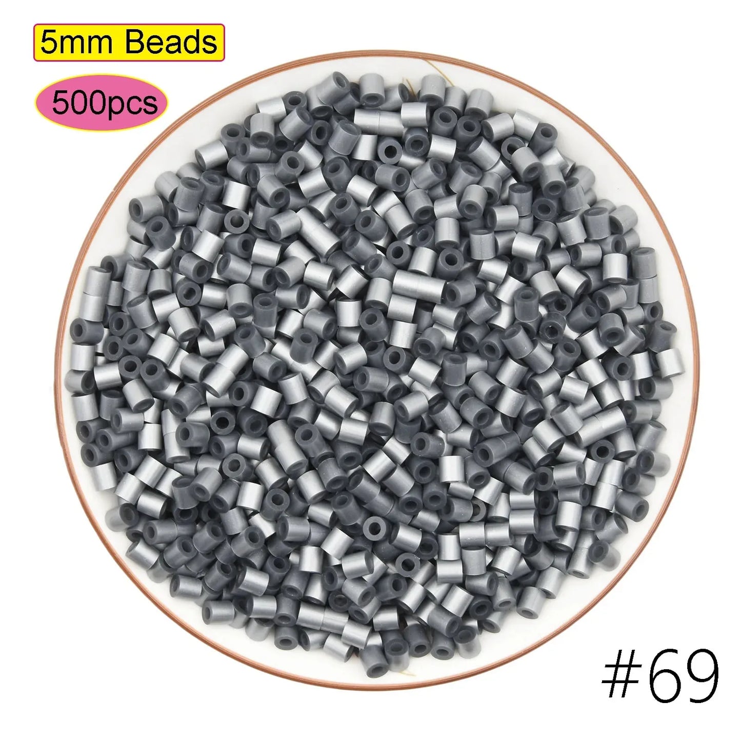 5mm Fuse Beads for Kids – Animal & Creative DIY Perler Hama Beads, Educational Pixel Puzzle, Iron Pegboard Mosaic Pattern Toy