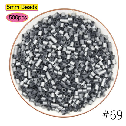 5mm Fuse Beads for Kids – Animal & Creative DIY Perler Hama Beads, Educational Pixel Puzzle, Iron Pegboard Mosaic Pattern Toy