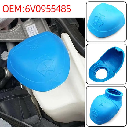 6V0955485 Windshield Washer Reservoir Tank & Cap — Replacement for VW, Skoda