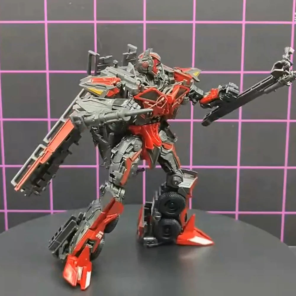 BAIWEI TW1024 Sentinel Prime Transformation Toy – Fire Engine Robot Action Figure Autobot Model TW1025