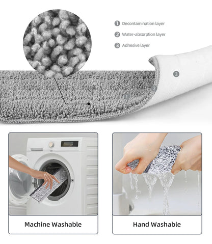 Hands-Free Flat Floor Mop & Bucket Set — Professional Home Cleaning System with Washable Microfiber Pads for Hardwood Floors