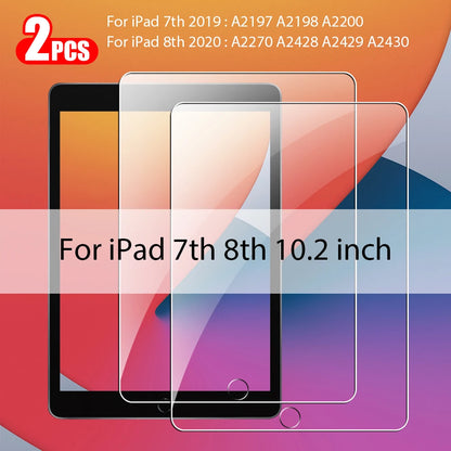 2Pcs Tempered Glass Screen Protector for iPad Pro, Air, Mini & 10th Gen – Compatible with iPad M4, M3, M2, A16 Accessories