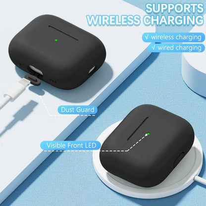 AirPods Pro 2 Silicone Case Cover - Soft Protective Case with Cleaning Kit for Apple AirPods Pro 2nd Generation