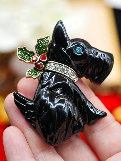 Vintage Baroque Crystal Castle Carriage Brooch – Rhinestone Clock Pin Badge for Women & Girls, Elegant Statement Jewelry