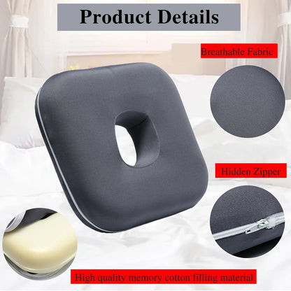 Ear Piercing Pillow for Side Sleepers | CNH Relief, Ear Pain & Inflammation with Ear Hole & Guard Pillow