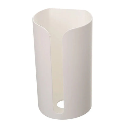 Nail-Free Wall-Mounted Plastic Garbage Bag Holder – Trash & Cotton Pad Storage Box for Home, Kitchen, and Bathroom