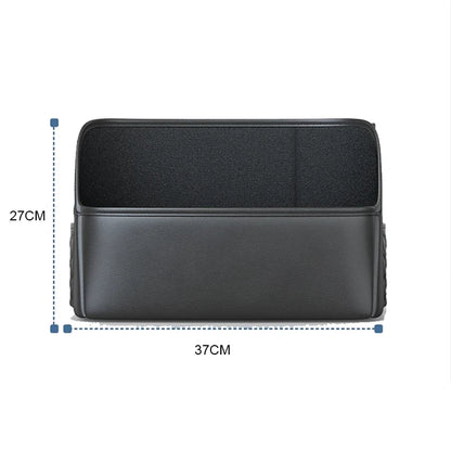 Car Seat Middle Storage Bag – PU Leather Auto Armrest Handbag Holder with Water Cup, Phone & Tissue Pockets, Universal Seat Hanger