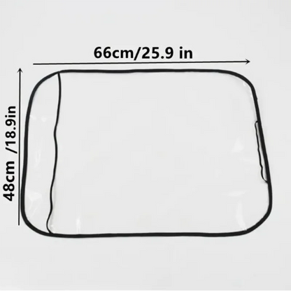 Children's Car Seat Back Protector Cover | Waterproof Anti-Kick Seat Back Covers | Stain-Resistant Mat from Dirt