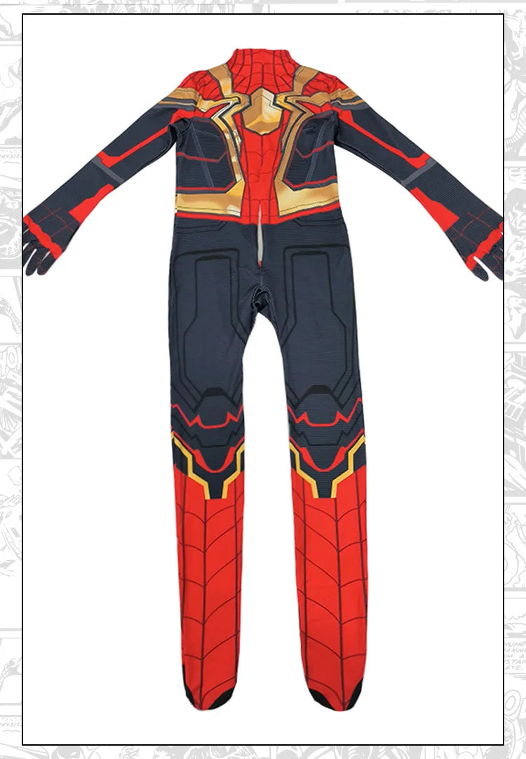2025 Spiderman Cosplay Costume – Miles Morales Superhero Zentai Jumpsuit for Boys & Girls, Halloween & Carnival