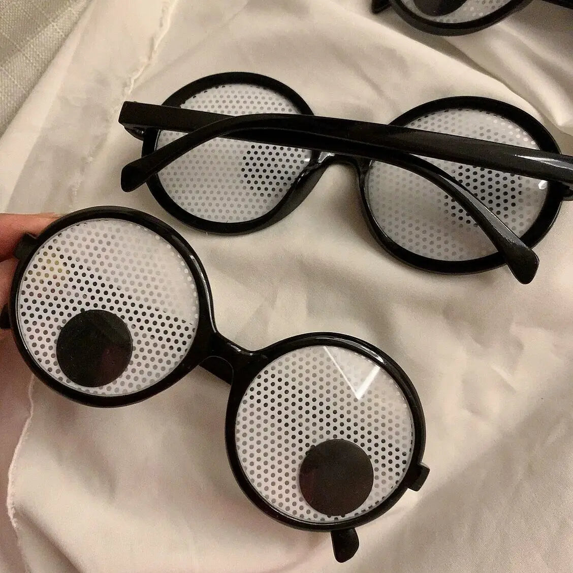 Funny Rolling Eyeball Glasses - Halloween, Christmas & Masquerade Costume Party Accessory