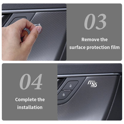 10PCS Car Dashboard Decoration Stickers – Interior Accessories for SAAB 9-3, 9-5, 9000, 900, 9-7, 92 & More