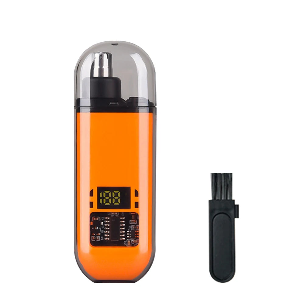 Rechargeable Nose Hair Trimmer - Portable Electric Hair Remover for Men with Eyebrow Shaving & Precision Clipping