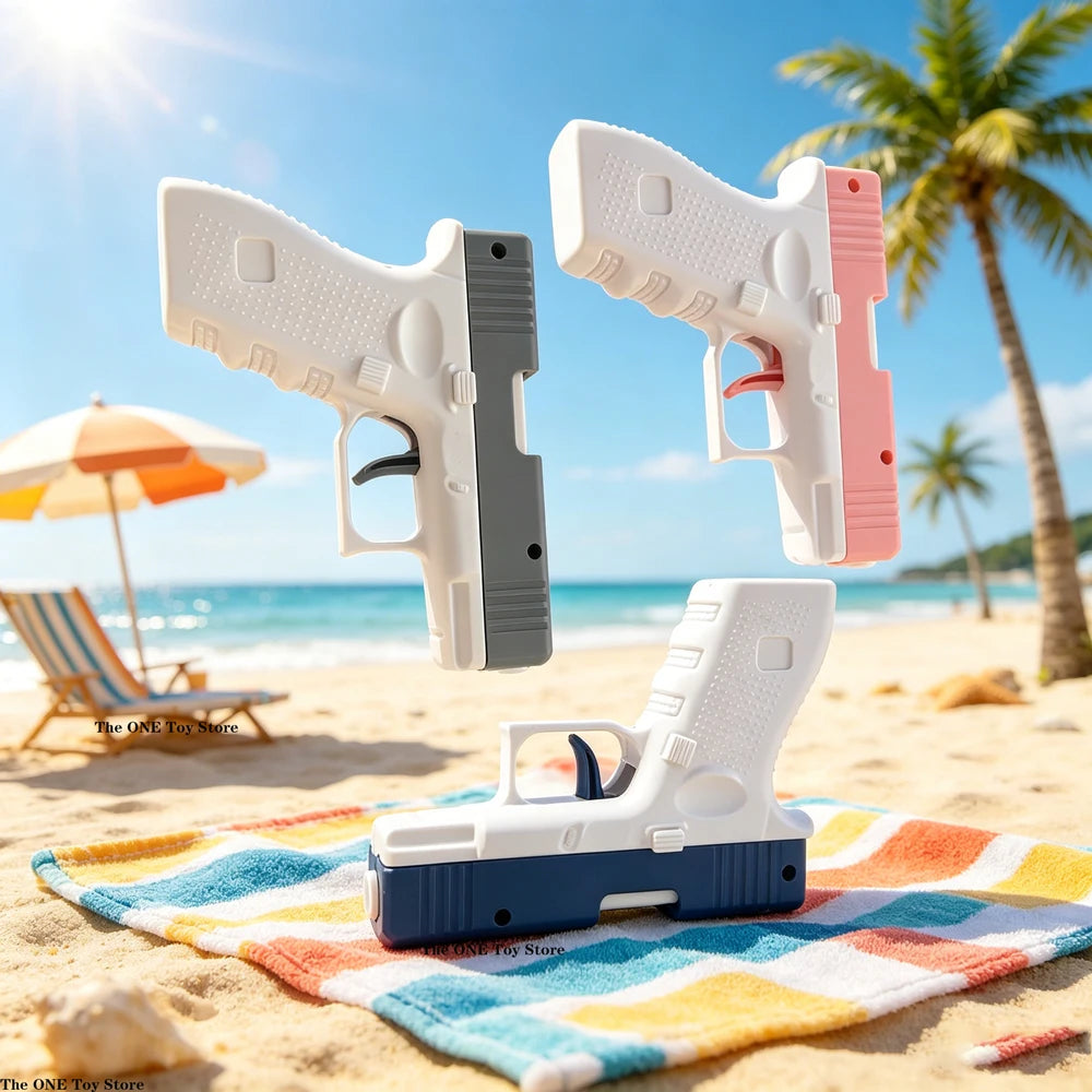Summer Water Gun - High-Pressure Non-Electric Automatic Water Pistol Beach Toy for Kids