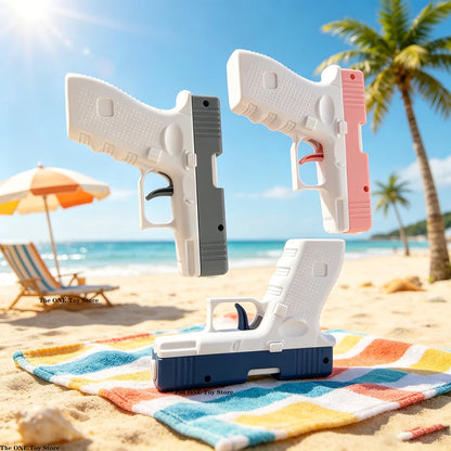 Summer Water Gun - High-Pressure Non-Electric Automatic Water Pistol Beach Toy for Kids