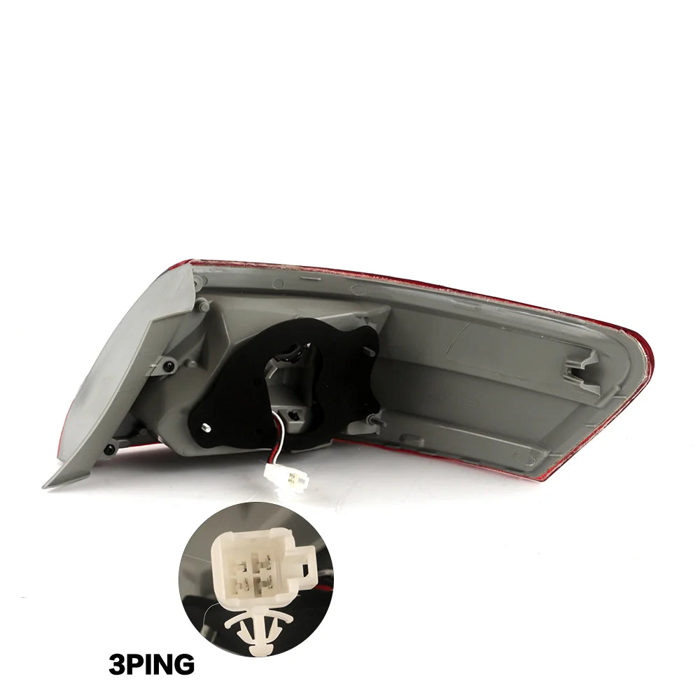 Toyota Camry 2010–2011 Rear Outer Tail Light Assembly - Red Clear Turn Signal & Brake Stop Lamp