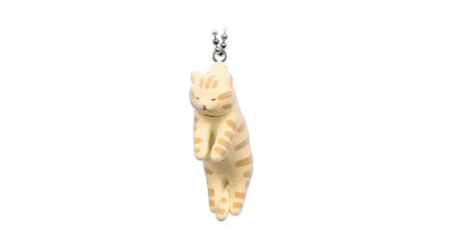 Tsumada Neko Qualia Capsule Toy - Cute Flocky Cat Mascot Ball Chain Collectible
