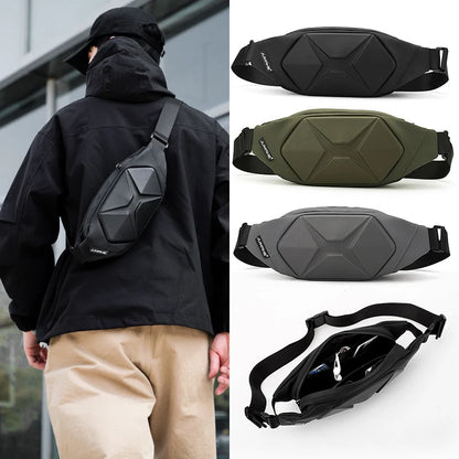 Fashion Waterproof Waist Pack - Solid Color Fanny Pack, Unisex Belt Bag for Casual Travel, Phone Chest Pack, Crossbody Bag