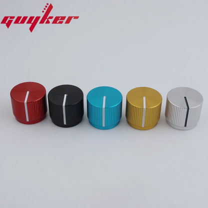 Aluminum Flat Top Bass Knob - 16MM Guitar Control Knob Available in Five Colors for Electric Bass