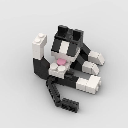 Animal Series 62-Piece Cat MOC Building Blocks – DIY Educational Toy for Kids, Birthday Gift