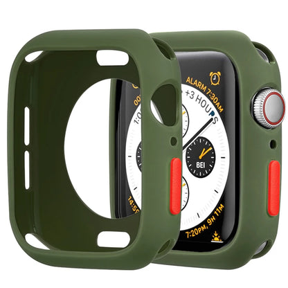 Silicone Protective Case for Apple Watch Series & Ultra - Shockproof Cover for 38mm–49mm Models