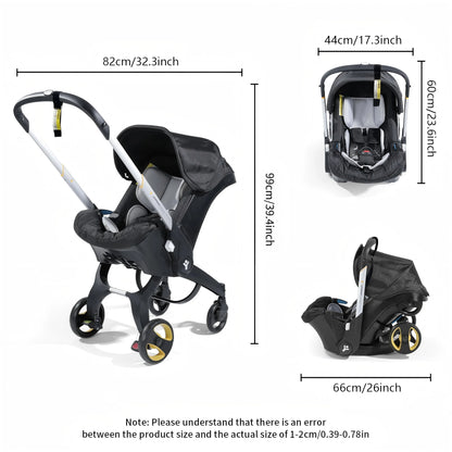 Portable Foldable Baby Stroller — Bidirectional Wagon for Easy Travel
