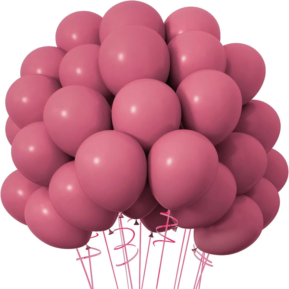 Baby Blue Latex Balloons Set (5–12 Inch, 10/20/30pcs) – Wedding, Baby Shower & Birthday Party Decorations in Mixed Colors