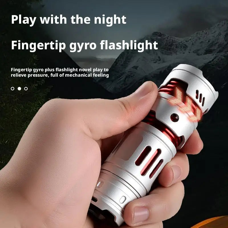 Mini EDC Rechargeable Flashlight - Compact Pocket Torch for Camping, Hiking, Fishing & Emergency Use