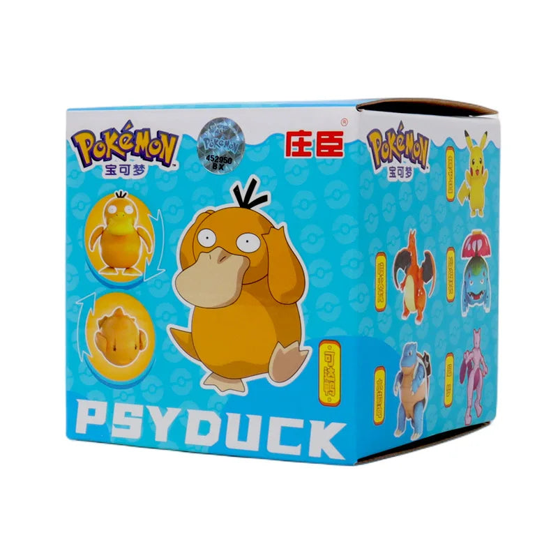 Pokemon Action Figures Set – Pikachu, Gengar, Dragonite, Snorlax & Pokeball Toys